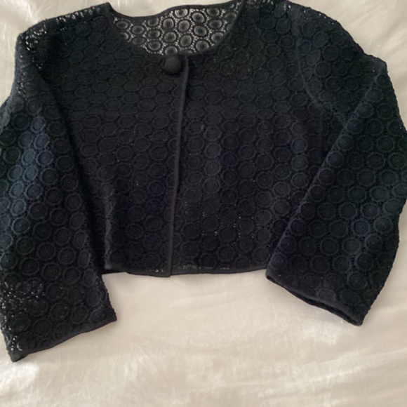 Moschino new with tags tank dress size 42/10 black with bolero jacket - Picture 14 of 16